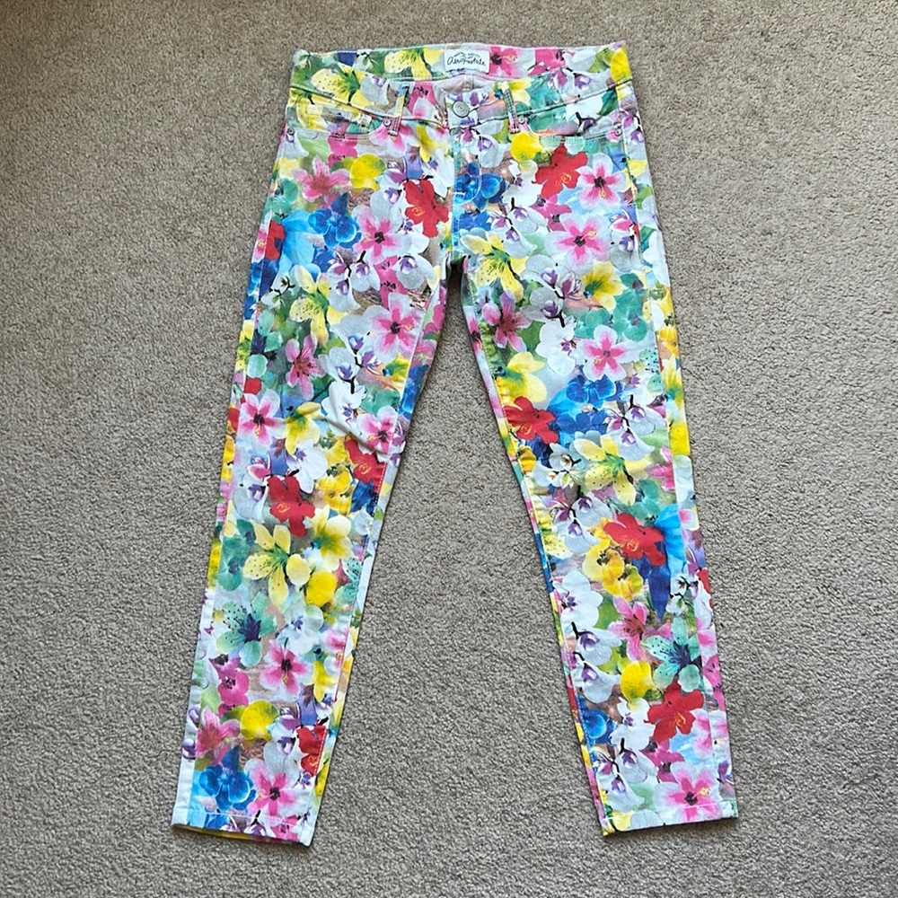Aeropostale Lola Cropped Floral Jegging